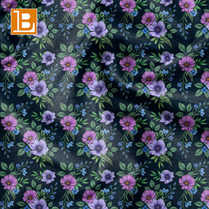 <span class=keywords><strong>Noir</strong></span> violet fleur impression numérique échantillon gratuit personnalisé fibre naturelle 100% <span class=keywords><strong>tissu</strong></span> de <span class=keywords><strong>lin</strong></span> biologique pour vêtements <span class=keywords><strong>tissu</strong></span> au <span class=keywords><strong>mètre</strong></span> - Product Image 2