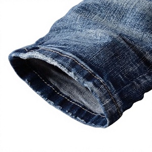 Jeans de Mezclilla para Hombre, Corte Slim Fit, Pierna Recta, Lavado Stonewash, Algodón de Peso Medio, Estilo Casual, para Otoño, Disponibles para Venta en Línea - Product Image 4