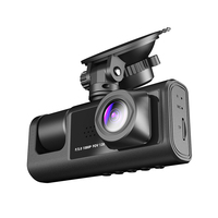 Dash Cam 3 Kanal Triple WiFi dengan Layar IPS 1080P, Sudut Pandang Lebar, Penglihatan Malam & G-Sensor untuk Mobil (Memori 64GB)