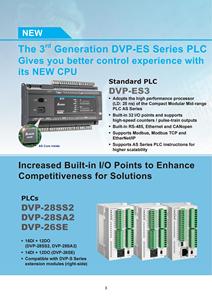 เดลต้า DVP80ES300T PLC ทรานซิสเตอร์เอาท์พุต 80 จุด คอนโทรลเลอร์เดลต้า ES3 ซีรีส์ - Product Image 3