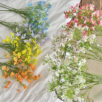 Fleurs artificielles Gypsophila style Ins pour la décoration de salon, arrangements de mariage et accessoires de photographie