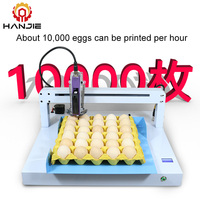 Nouveau modèle de machine de codage d'oeufs de poule entièrement automatique et date d'impression d'oeufs de volaille