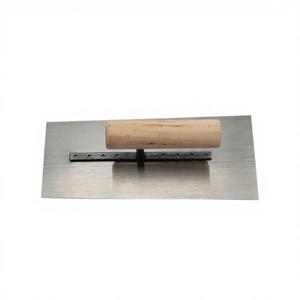 Espátula de Acero Inoxidable Industrial con Mango de Madera para Instalación de Azulejos y Nivelación de Paredes - Product Image 1