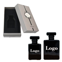 Échantillon gratuit personnalisé 30ml 50ml 100ml bouteilles de parfum vides de luxe bouteille de parfum en cristal en verre avec boîte emballage boîte cadeau autocollant