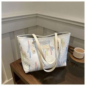 New <b>Large</b> PU <b>Canvas</b> Tote <b>Bags</b> for Women Zipper Closure Candy Pattern Fashion Portable Solid Color <b>Bags</b> for Daily Commuting - Product Image 4