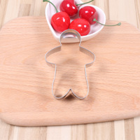 Emporte-pièce en acier inoxydable, motif bonhomme de pain d'épices de Noël, moule à pain vapeur, outil de pâtisserie pour fondant, compatible lave-vaisselle et four, haute qualité