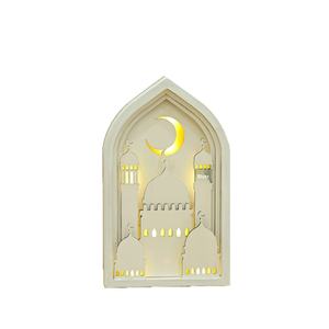 Nuova Decorazione Luminosa LED in Legno per Feste Musulmane, Regalo Creativo per la Casa, Decorazione Antica per <span class=keywords><strong>Interni</strong></span>, Compleanno/<span class=keywords><strong>Laurea</strong></span> - Product Image 5