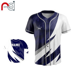 最新の卸売若者と大人のカスタム昇華応援とダンス野球ジャージラインストーン付き - Product Image 2