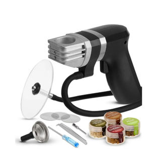 Fumoir à main moderne en bois écologique et rustique pour la cuisine, infuseur à fumée froide pour <span class=keywords><strong>bar</strong></span>, cocktails, viande, barbecue - Product Image 1