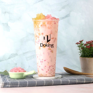 Doking Boba tè al latte Istante Bevanda in polvere latte ingredienti del tè gusto di Pesca Bolla tè aromatizzato polvere - Product Image 5