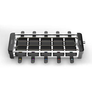Barbecue Électrique Multifonctionnel ANDONG pour <span class=keywords><strong>8</strong></span> <span class=keywords><strong>Personnes</strong></span>, <span class=keywords><strong>Raclette</strong></span> sans Fumée, Grill en Pierre pour l'Intérieur - Product Image 6