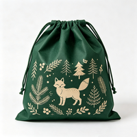 Housse de protection réutilisable pour vêtements en tissu non tissé, motif dessin animé simple, fermeture à cordon, logo personnalisé, directement de l'usine