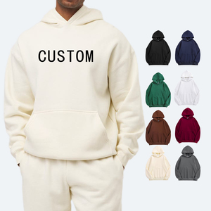 <span class=keywords><strong>Felpa</strong></span> con Cappuccio Autunnale da <span class=keywords><strong>Uomo</strong></span> con Zip, Logo Personalizzato del Produttore, Pesante 500 Gsm in Cotone, 400 Gsm di Alta Qualità, <span class=keywords><strong>Oversize</strong></span> 3D - Product Image 1