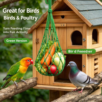 Sac suspendu en nylon pour poulets et volailles, pour l'alimentation des légumes, fruits et choux, compatible poules, oies, canards