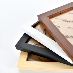 Nature Wooden Handmade Classic European Style <strong>A4</strong> Photo <strong>Frame</strong> <strong>with</strong> UV Printing Black White &amp; Coffee Wood Color Options Wall <strong>Mount</strong> - Product Image 5