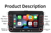 Autoradio Android pour Volkswagen Passat B6 B7 Golf 5 6 Polo Jetta Skoda Lecteur multimédia GPS WiFi RDS Carplay