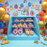 Collection de best-sellers Jelly Catt : Gâteaux, pains à hamburger, macarons, burgers, frites, délicieuses pâtisseries pour le thé de l'après-midi, jouets en peluche