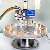 Machine de dosage rotative automatique pour liquides visqueux (bouteilles en plastique) : sauce tomate, ketchup, 10L/min, 2000mL