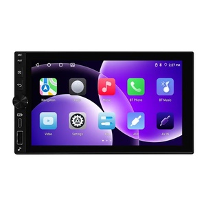 Unité de navigation GPS universelle pour voiture HC7 pouces avec écran central intégré, bouton rotatif unique et CarPlay sans fil - Product Image 1
