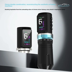 Máquina de Tatuaje Inalámbrica Tipo Pluma con Carrera Ajustable, Batería de Gran Capacidad y Motor para Artistas del Tatuaje - Product Image 6