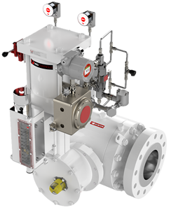 Actuador de Control Neumático VRG RCVC3000, Controlador de Círculo Rojo, Válvulas de Control Rotatorio Neumáticas de Alta Presión - Product Image 6
