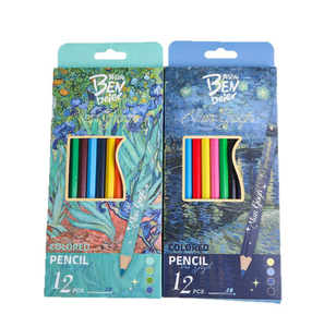 Lot de 12 crayons de couleur à l'huile en bois pour artistes, pour enfants, crayons personnalisés à bas <span class=keywords><strong>prix</strong></span> - Product Image 5