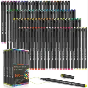 Hot Sale Art Supplier 12/24/36/48/60/80colors Fineliner Marker Pen Fine Point Markers Fine Tip Art Drawing