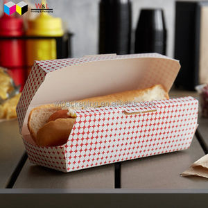 Contenitori di carta per alimenti in lamina d'oro metallizzata, <span class=keywords><strong>hamburger</strong></span> per alimenti e vassoi per patatine fritte - Product Image 6