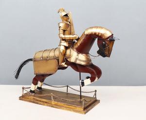 Armadura romana de caballero Medieval antiguo, armadura de Metal para decoración de cafetería, venta al por mayor - Product Image 3