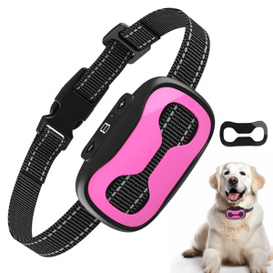 Collar Inteligente Automático Antiladridos con Vibración, Negro y Rosa, Equipo de Entrenamiento para Perros, Control de Ladridos - Product Image 1