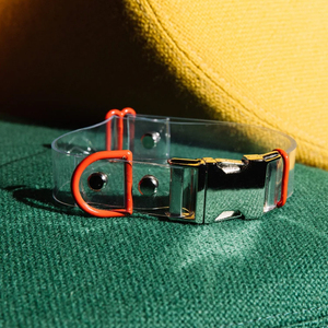 2022 nuevo diseñador de lujo PVC <span class=keywords><strong>Collar</strong></span> de perro impermeable personalizado al por mayor patrón sólido muestra gratis para aplicación de gatos - Product Image 2