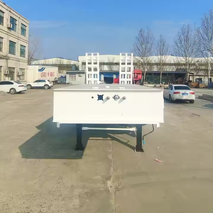 Zhongshengtianqi Heavy Duty Steel Lowboy Trailer Transport Machine Lowbed <b>Truck</b> Semi Trailer Mechanical Suspension 80 Ton - Product Image 5