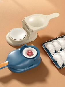 Wholesale 2 In1 Dumpling Maker DIY Kit Wrapper Presser Dough Pressing for <b>Home</b> Cooking Skin Molder Machine Kitchen <b>Gadgets</b> - Product Image 5