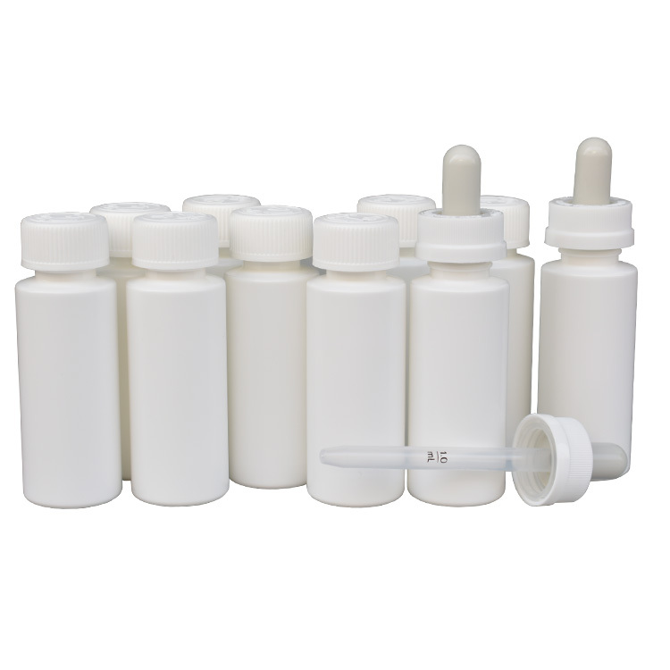 Small batch empty 60ml 5% minoxidil bottle with child resistant cap