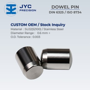 Vente directe fabricant : Goupille de centrage de précision usinée CNC en métal pour l'automatisation des moules et l'industrie des semi-conducteurs - Product Image 1