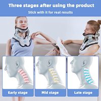 Get Wholesale Quote Medical Inflatable Neck Brace Cervical Support Air Traction Device with Pump for Physical Therapy