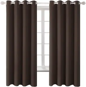 European Style 100% Polyester White Hotel Curtain Decorative Custom Hotel Blackout Curtains For The Living Room