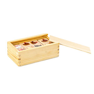 Puzzle en bois à motif <span class=keywords><strong>de</strong></span> dominos pour enfants, 2021 animaux, jeux pour les petits, offre spéciale - Product Image 2