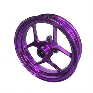 Rueda Delantera Modificada de Aleación de Aluminio de 10 Pulgadas, CNC, <span class=keywords><strong>70</strong></span> Orificios, Rodamiento 6201, Se Puede Personalizar en Varias Especificaciones - Product Image 6