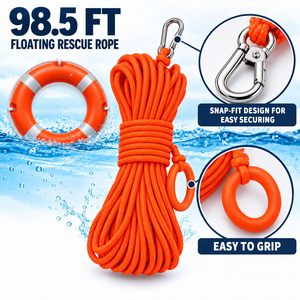 Aro de Rescate Marítimo Aprobado para Piscina, Flotador Salvavidas, Anillo de Rescate Acuático 2.5kg - Product Image 4
