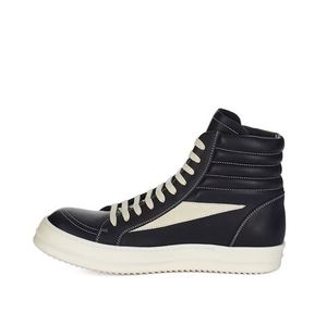 Owens Designer Men's High-Top Casual Sports Shoes Genuine Leather Thick-Sole Chunky Shoes - Product Image 5