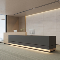 Haut de gamme lumière luxe sans doigt Joint Board bois résistance à la Compression Restaurant Bar comptoir pour les entreprises