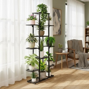 Étagère à fleurs en métal multifonction à plusieurs niveaux, supports de <span class=keywords><strong>plantes</strong></span> de jardin, présentoir <span class=keywords><strong>pour</strong></span> pots de fleurs, <span class=keywords><strong>pour</strong></span> fleurs et <span class=keywords><strong>plantes</strong></span> d'intérieur - Product Image 5