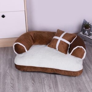 Hersteller Auf Lager Hunde bett Winter Warm Abnehmbares Wasch bares Haustier Sofa XL für kleine mittelgroße Hunde Atmungsaktive Katzen bett matte - Product Image 6