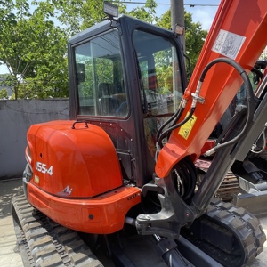 รถขุดขนาดเล็ก KUBOTA U55-4 มือสอง น้ำหนัก 5.5 ตัน รถขุดไฮดรอลิกแบบตีนตะขาบ เครื่องจักรก่อสร้าง - Product Image 3