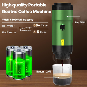 High Quality Portable Espresso <b>Maker</b> With Adaptor,Car Charging Cable 12v 220v Mini Automatic Espresso Portable <b>Coffee</b> Machine - Product Image 5