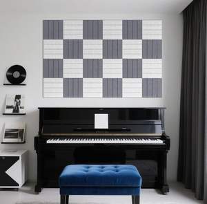 แผ่นผนังอะคูสติกดูดซับเสียงคุณภาพสูง ดีไซน์ทันสมัย สำหรับสำนักงาน โรงแรม อพาร์ทเมนต์ โฮมเธียเตอร์ - Product Image 5