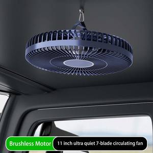 Ventilateur <span class=keywords><strong>de</strong></span> voiture sans brosse 12V/24V ventilateur <span class=keywords><strong>de</strong></span> plafond intérieur <span class=keywords><strong>de</strong></span> camion universel ventilateur électrique <span class=keywords><strong>de</strong></span> voiture - Product Image 2