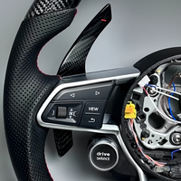 Volant en fibre de carbone LED pour Audi B8 R8 B9 B8.5 A1 A3 A4 A5 A6 A7 A8 S4 S5 RS6 RS5 RS7 S7 TT, style sport