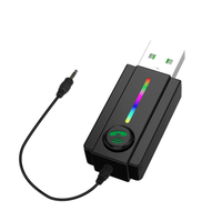 Transmisor Inalámbrico Fmear BT 5.3 de Plástico, Plug-and-Play para Teléfonos Móviles, Computadoras, Televisores, Convierte Dispositivos y Altavoces al Instante